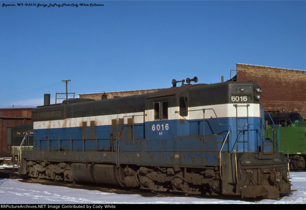 Burlington Northern SD7 6016